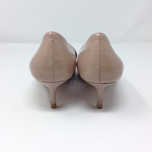 Brian Atwood Tan Patent Leather Pumps - Picture 4 of 8